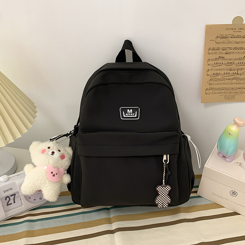 Black backpack bear