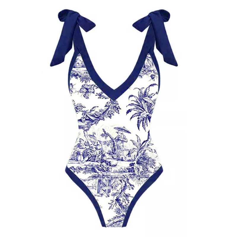 Title 2, Womens Fashion Retro Printed Bikini Summer Swi...