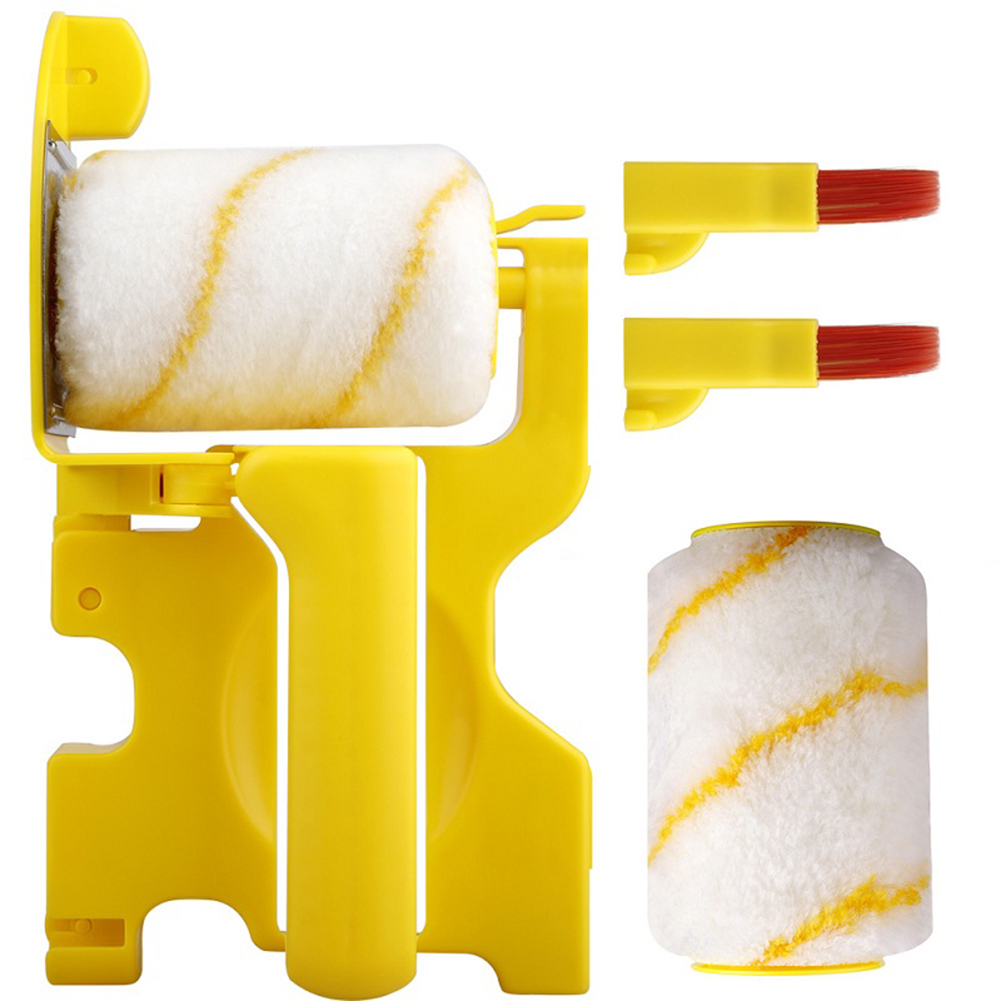 Paint Trimming Roller Brush Roller Paint Brush Wall Tool Roller Brush Set