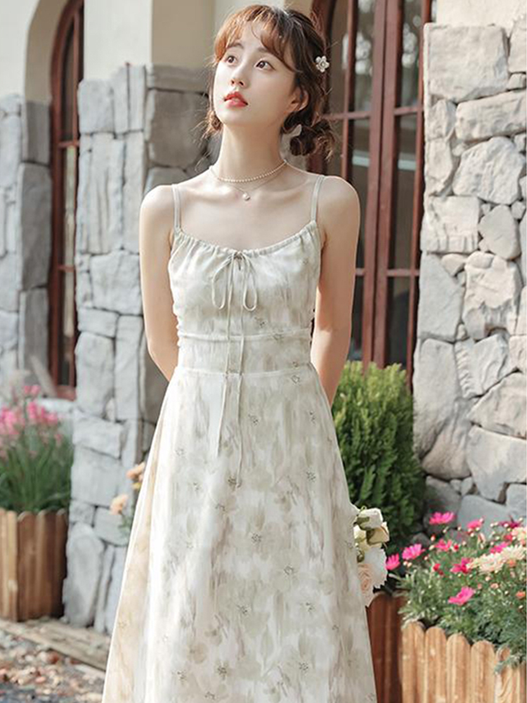 Halter Floral Wedding Guest Dress, picture 3 of 9