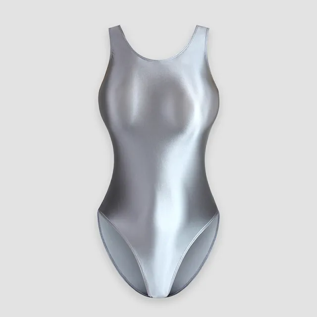 Women's Gymnastics One Piece Swimsuit Vest With Crotch Medium Grey - Shop at LoveMi
