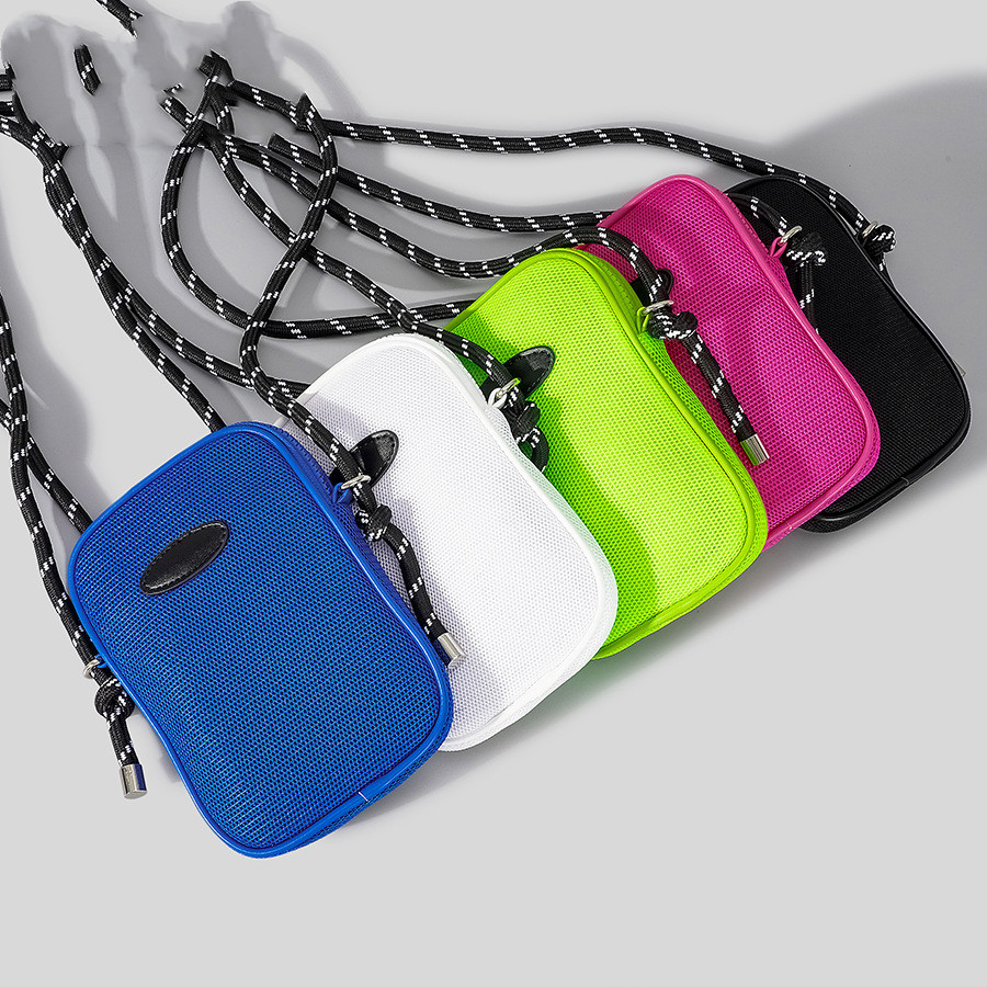 حقيبة هاتف محمول شبكية صغيرة صيفية خفيفة وبسيطة للأنشطة الخارجية