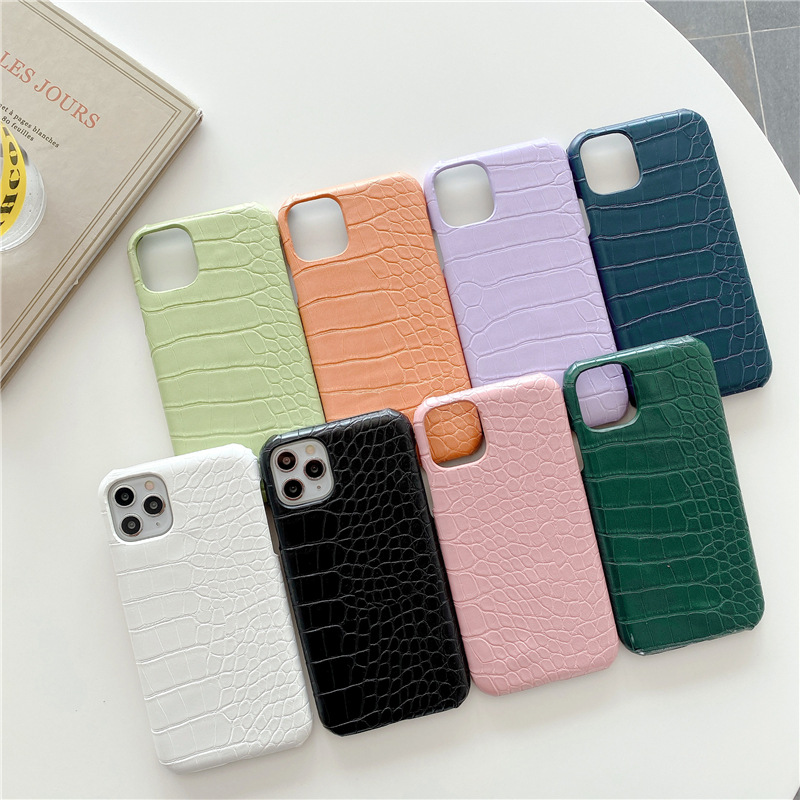 Pattern Leather Phone Case Half Hard Shell Case - Image 5