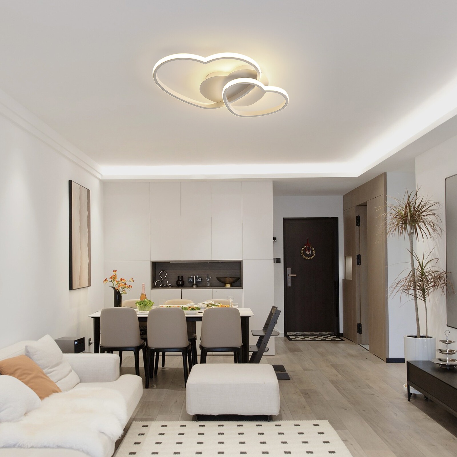LED Ceiling Light 48W Dimmable With Remote Modern Chandelier Childrens Bedroom — image 5