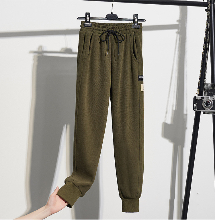 Women's Casual Simple Solid Color Leg Closing Trousers