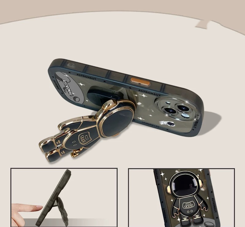 Space High-value Planet Astronaut Bracket Mobile Phone Case - Image 6