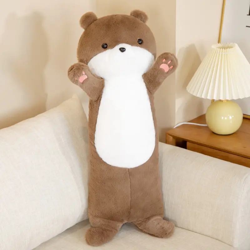Bobbi Bear Cute And Cute Standing Long Otter Pillow Plush Toy