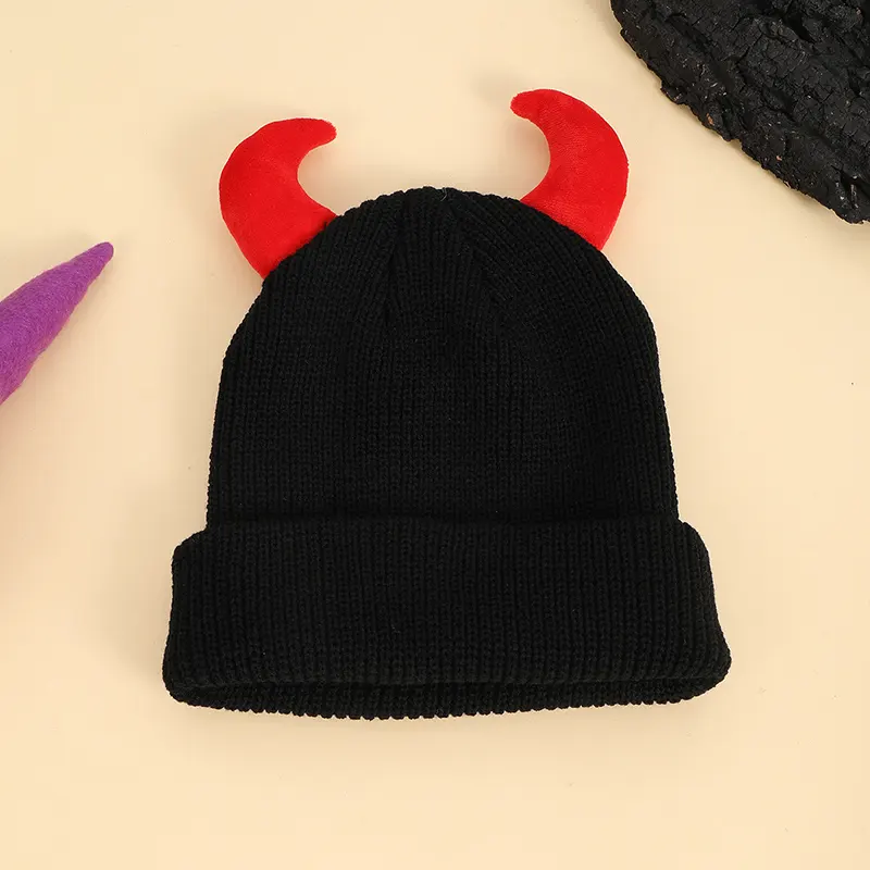 European And American Hip-hop Little Devil Beanie