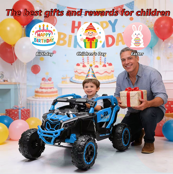 24V 400W Kids Ride On Car UTV W&Parents Remote Control,4-wheel Suspension, 3 Speed, Power Display,Bluetooth,MP3,Music,LED Light, Provide A Speed Of 4-8KM&H For Kids 14