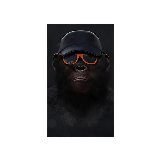 3 Monkeys Poster Cool Graffiti Street Art Canvas Painting Wall Art Living Room Home Decor 3Color - Shop at LoveMi