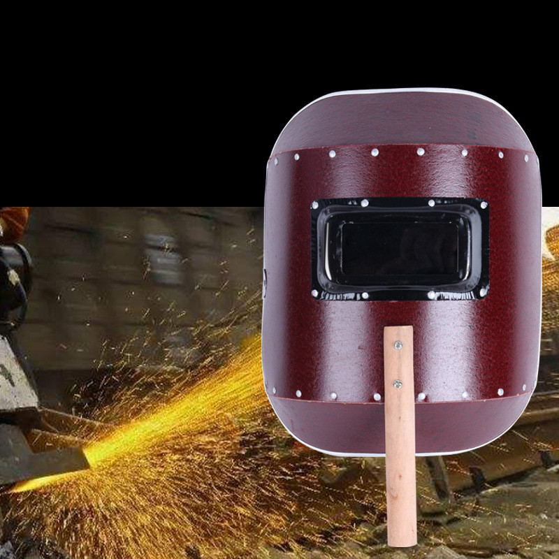 Welder Mask Mask Handheld Welding Cap Cardboard Glasses Lens Hat Lightweight ArgonWelding — foto 3