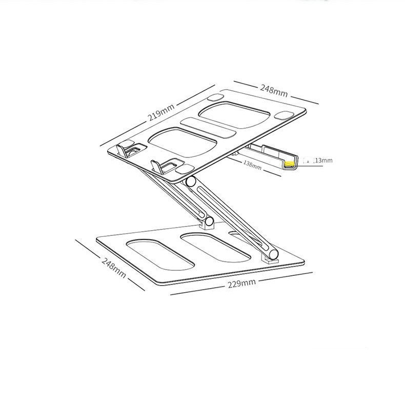 Title 1, Metal Laptop Stand Office Adjustable Lift Table...