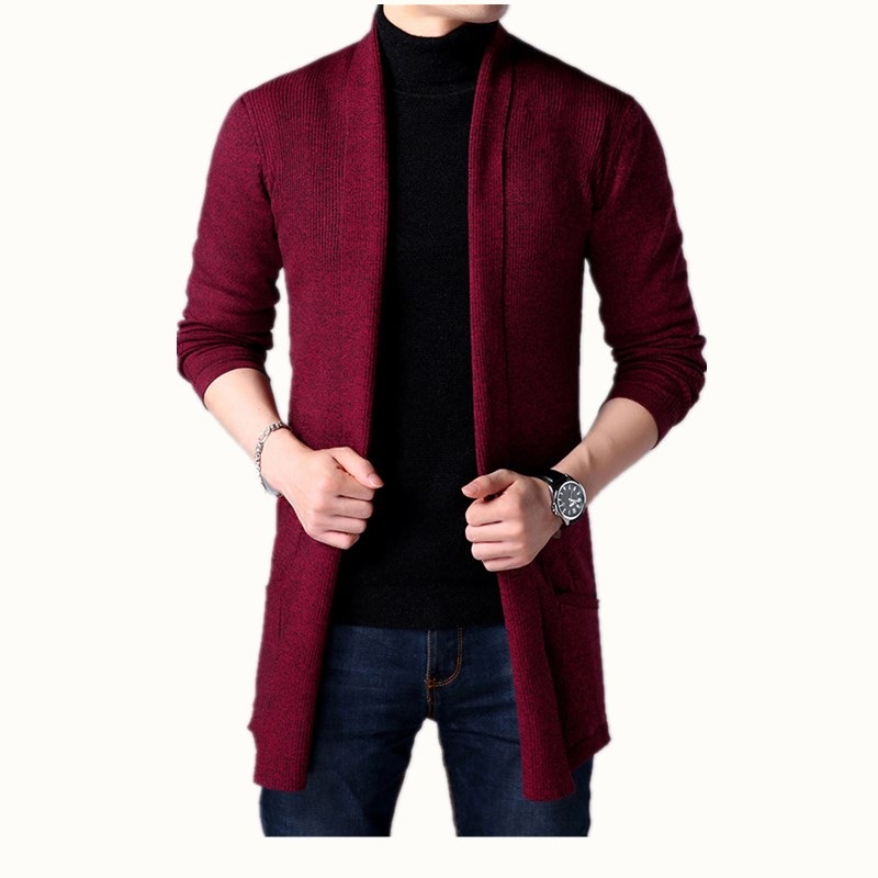 Title 2, chaqueta suéter de hombre con bolsillo casual