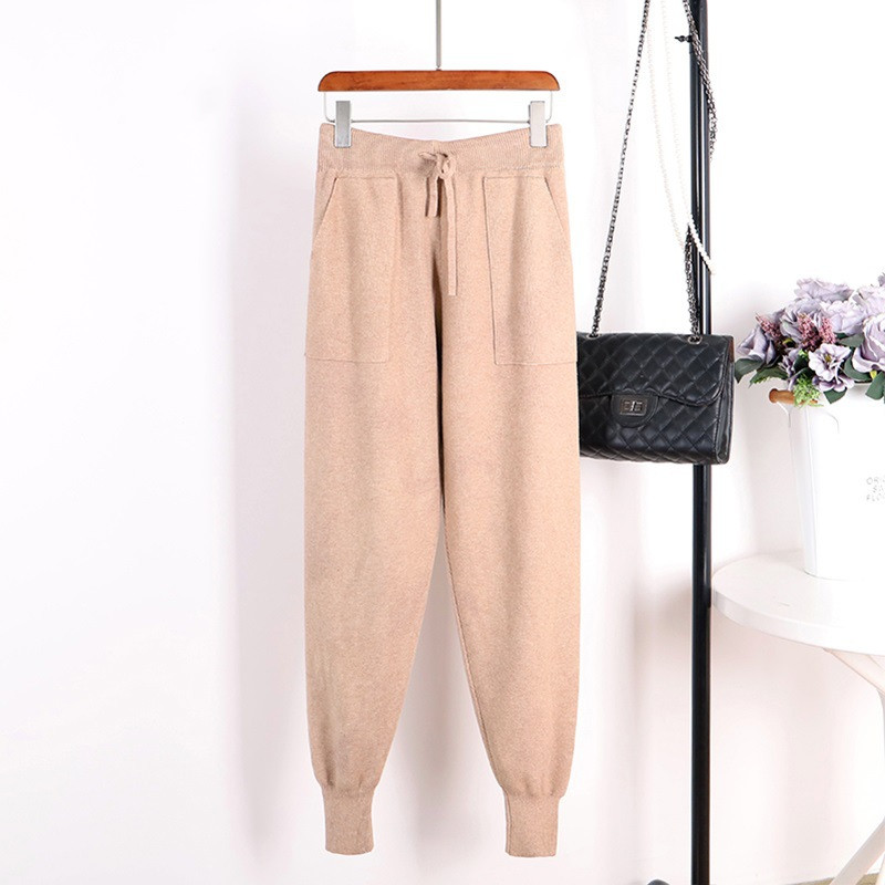 Title 4, Korean Elastic Waist Harem Pants Women