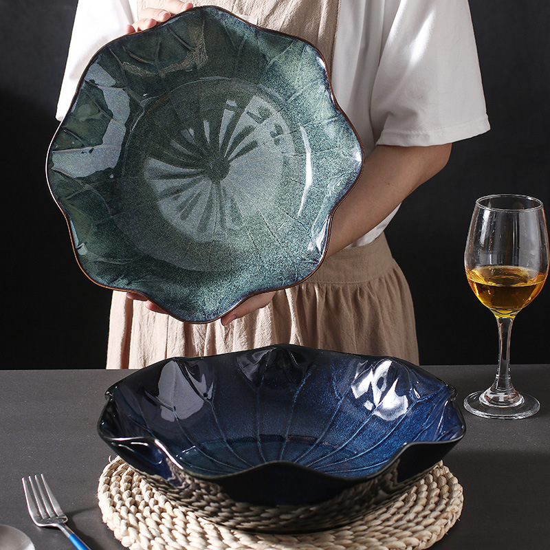 Title 6, Boiled Fish Bowl Ceramic Plate And Dried Vegeta...