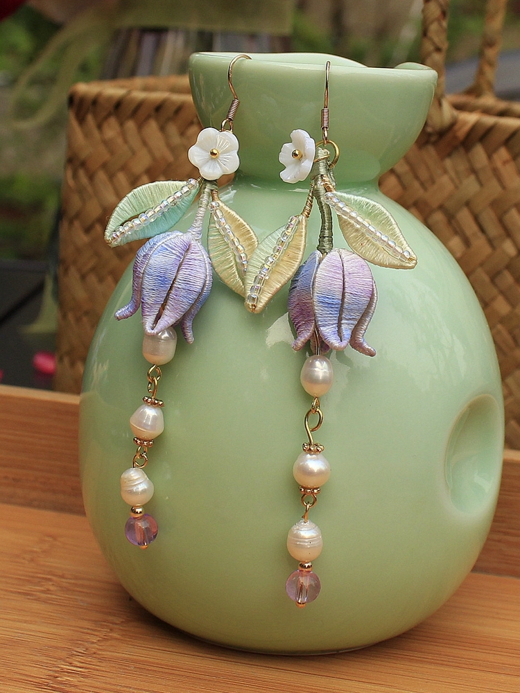 Title 3, Original Lily Of The Valley Earrings Wrapped In...