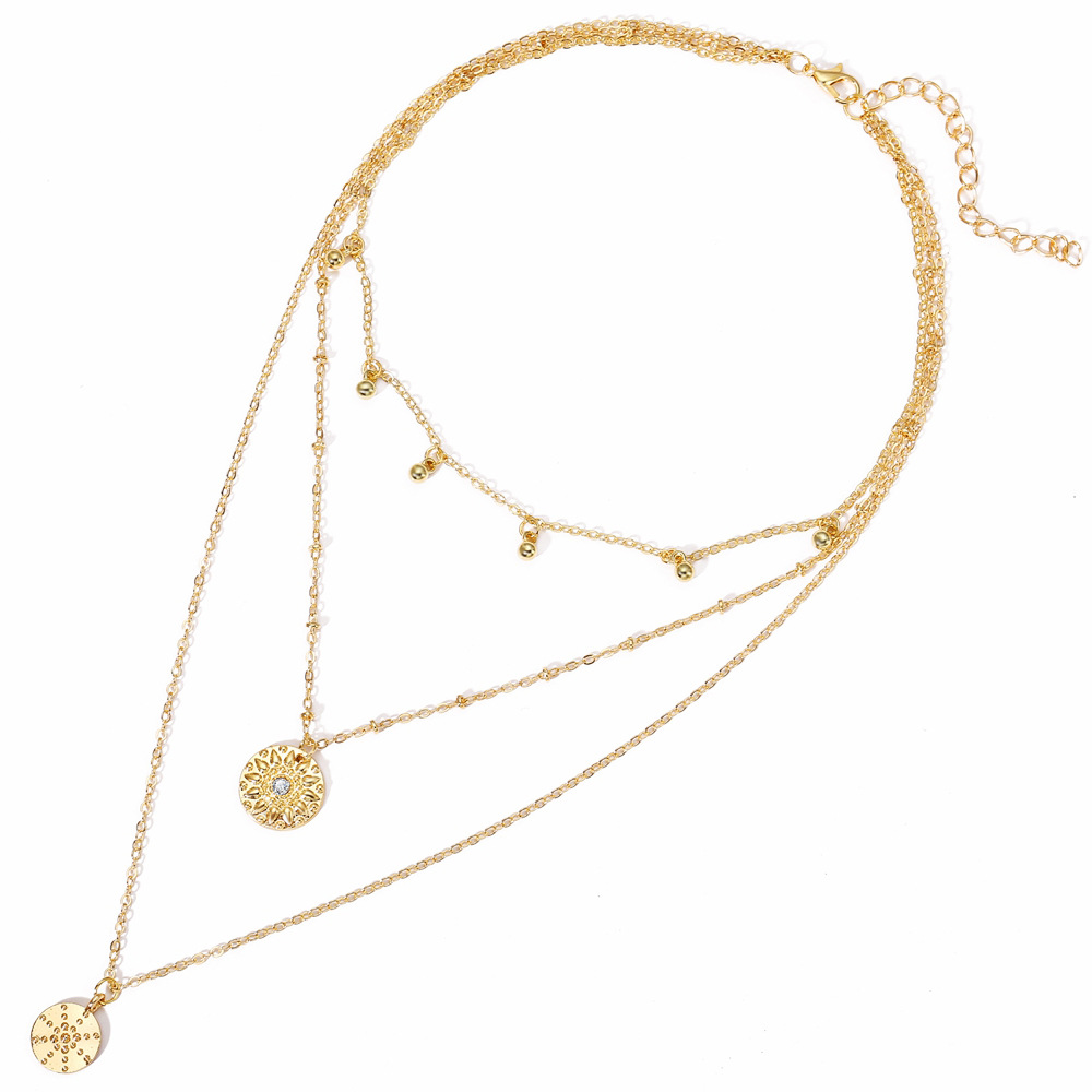 Creative Retro Simple Gold Alloy Clavicle Chain Female