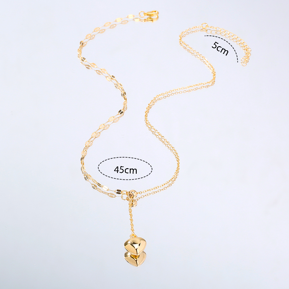 Europe And The United States Fashion Creative New Accessories Love Y-shaped Necklace Pendant Woman