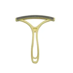 Double-Sided Pet Hair Removal Lint Remover Head Wool Coat Cat Remove Manual Comb Home Supplies - Yellow - View 1