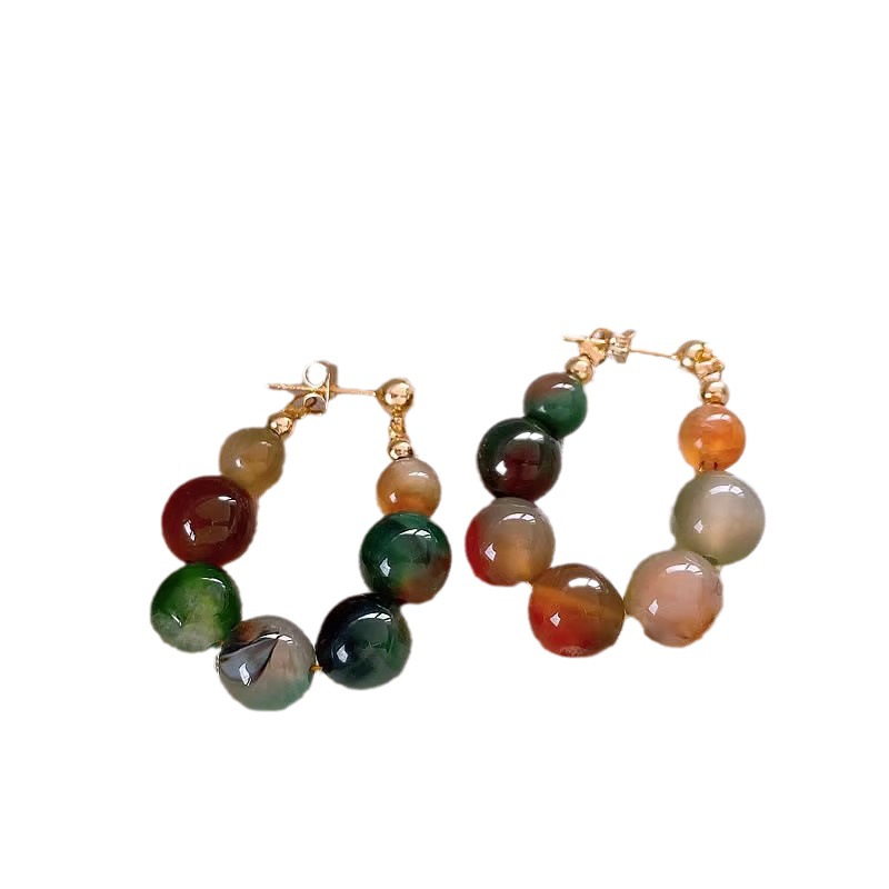 Title 1, Colored Beaded Earrings For Summer