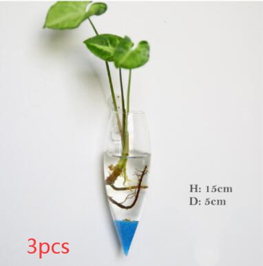 Модная настенная стеклянная ваза для цветов, террариум, настенный аквариум, контейнер для цветов, горшки для цветов, украшение для дома и сада