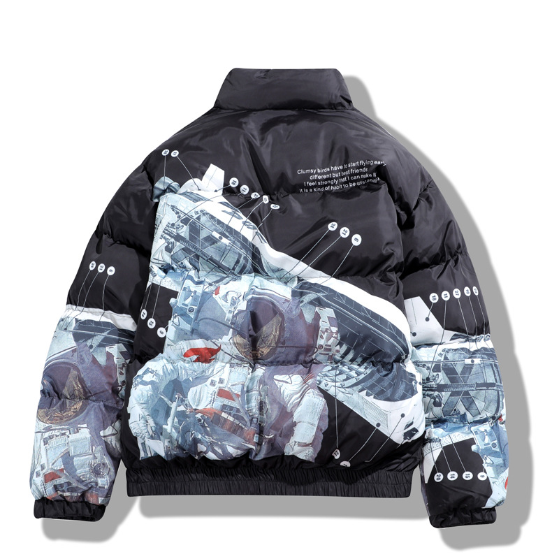 Title 5, Wattierte Jacke mit Astronauten-Print