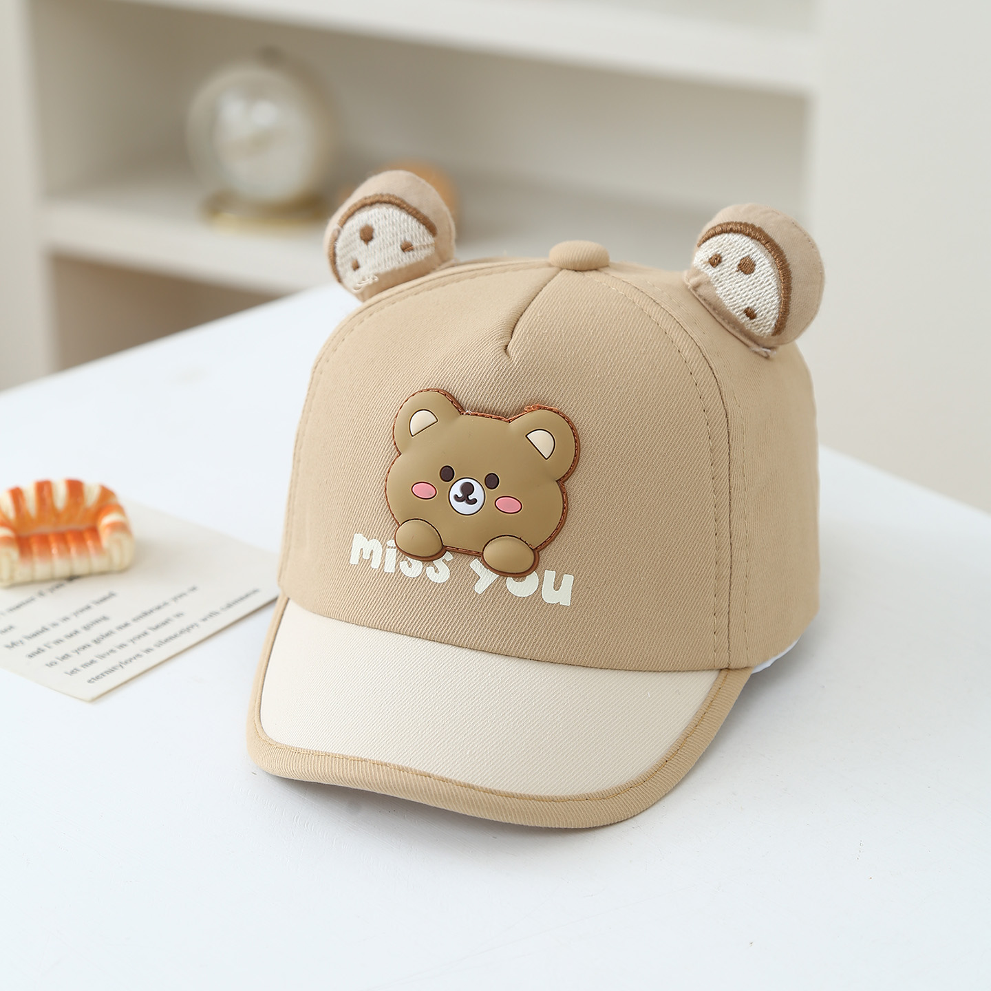 Summer Cartoon Cute Animal Letter Baseball Cap For 3-18 Month Old Babies, Sun Hat For Outdoor Use, Suitable For Boys And Girls, Versatile For All Occasions.