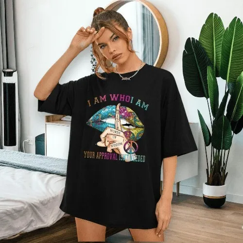 Women's Short Sleeved T Shirt Black - Shop at LoveMi