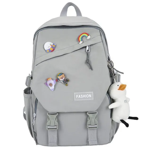 Women's Travel Fashion Casual School Bag Backpack Grey - Shop at LoveMi