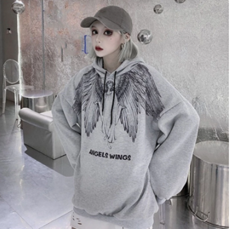 Title 5, Mid-length Loose And Thin Hooded Sweater