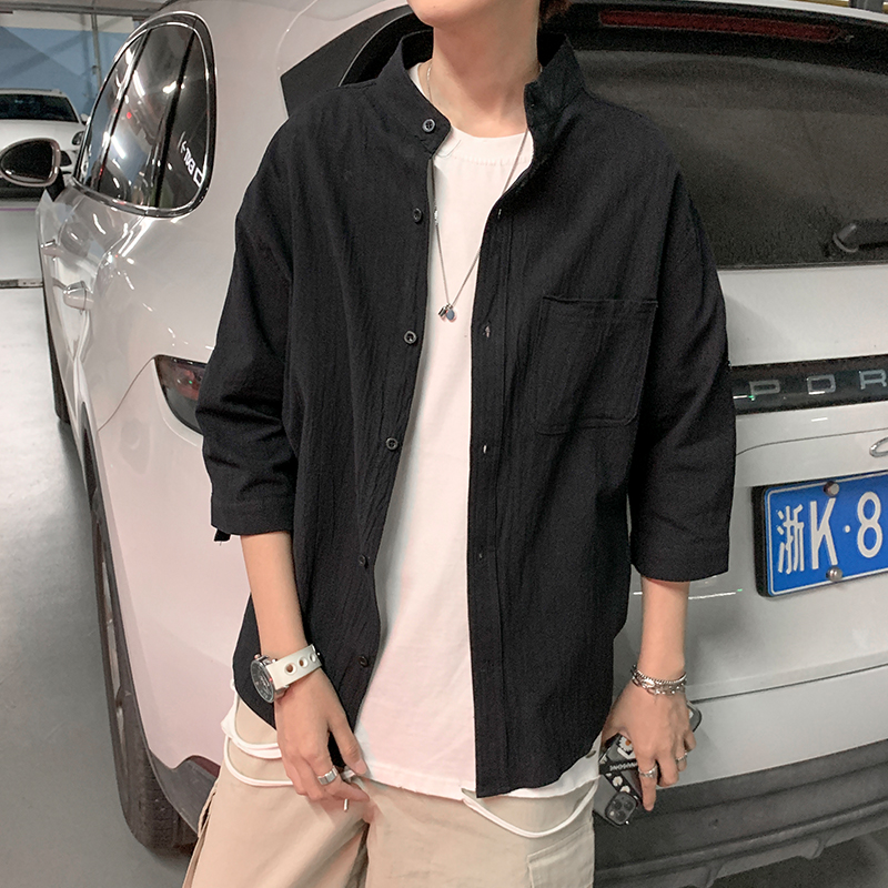 Trendy Linen Short Sleeve Jacket