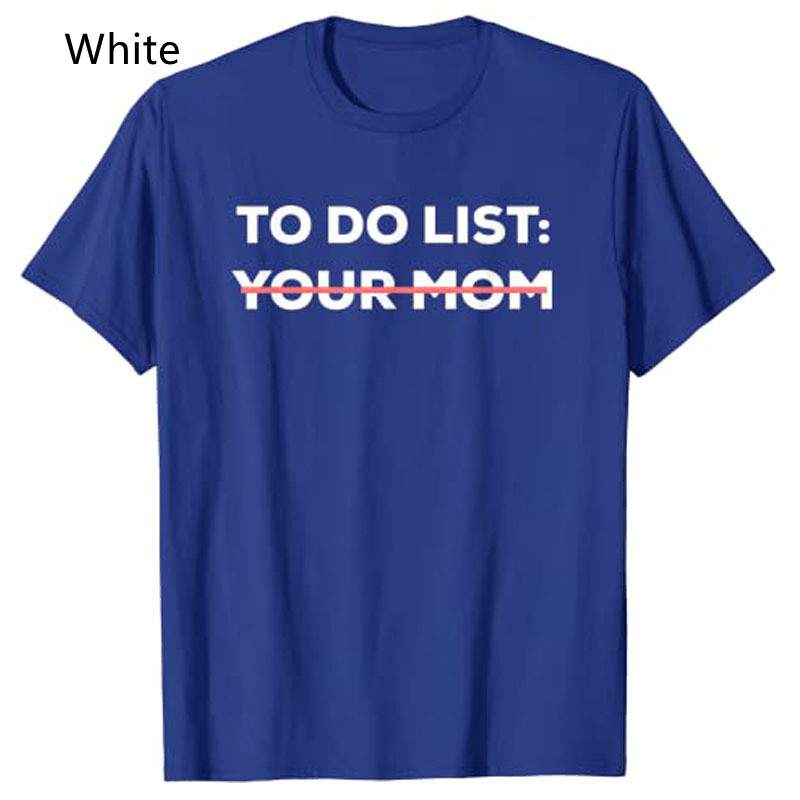 Men's And Women's Fashion Simple Print Short-sleeved Top