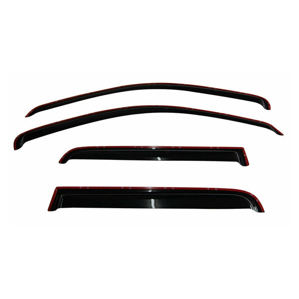 Fits 00-04 Dakota Crew Cab In Channel Window Visors Rain Sun Guard Vent 4Pc Set — foto 2