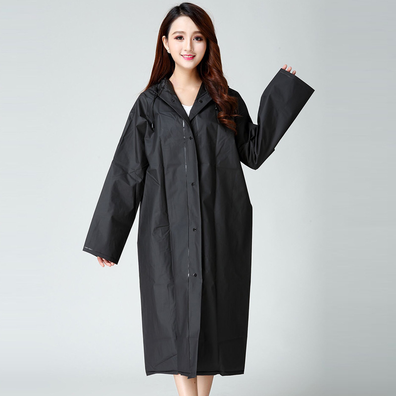 Couple Style Multicolor Thick Raincoat