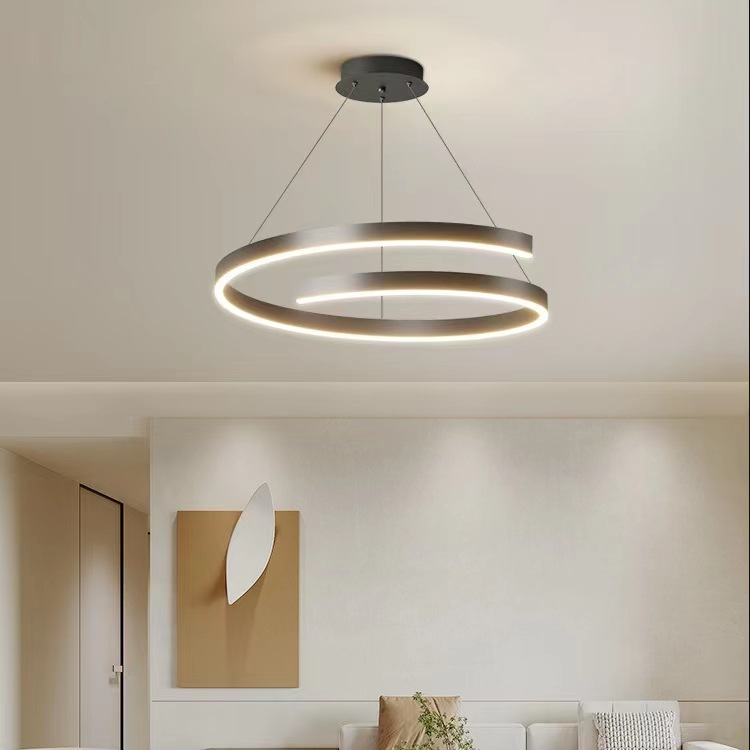 Title 6, Living Room Ring Chandelier Nordic Art Creative...