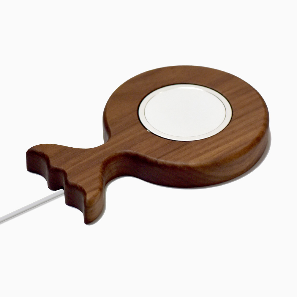 Bracket Charging Base Wireless Wooden