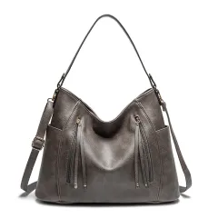Fashion Women's Bags New Women's Handbags Shoulder Messenger Bag - Grey - View 1