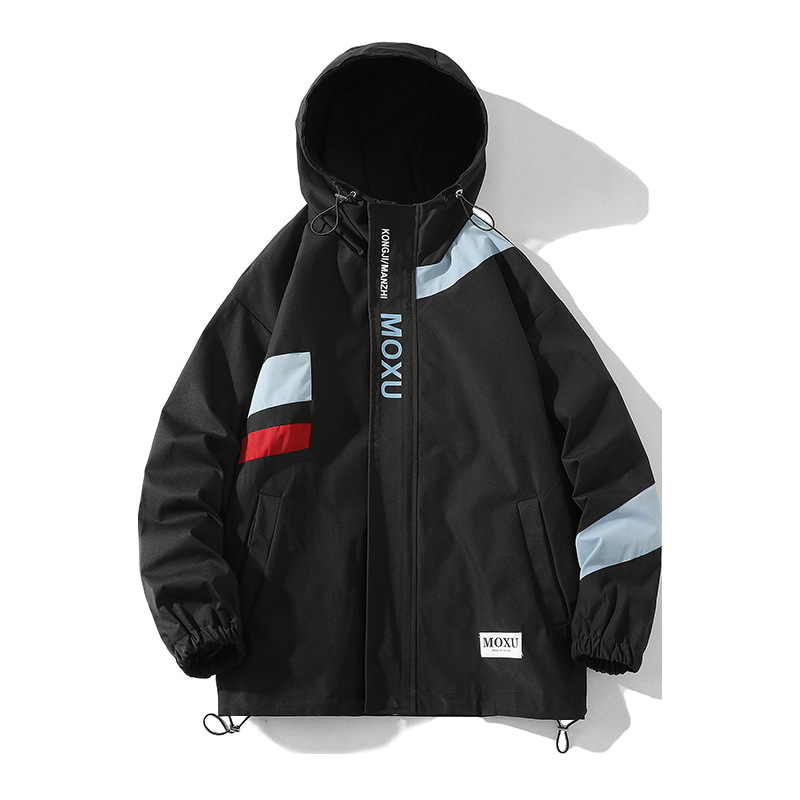 Fashion Simple Men's Turtleneck Loose Jacket