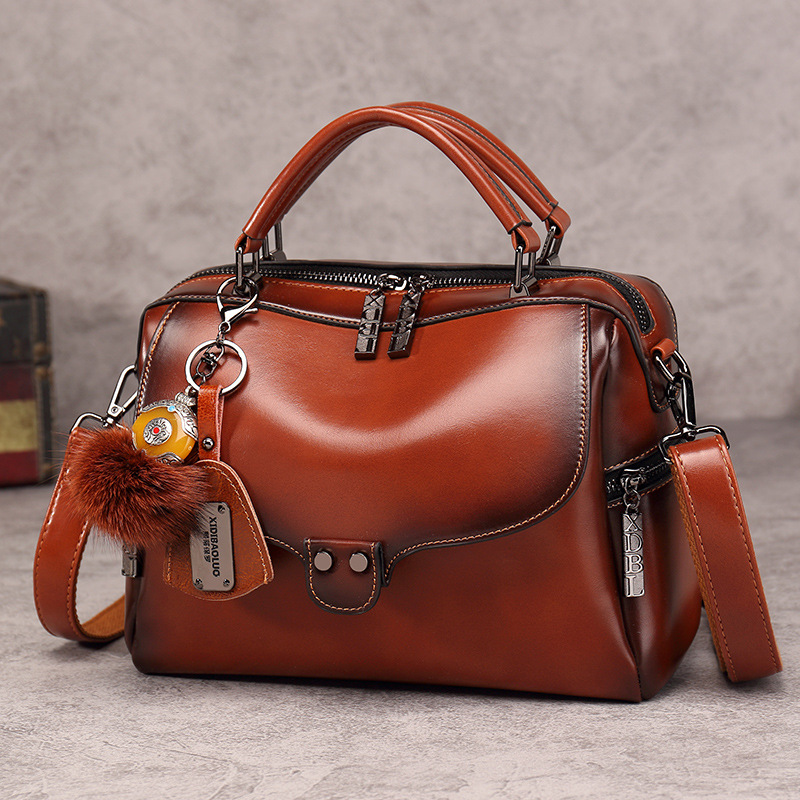 Title 7, Borsa da donna Boston con cuscino messenger por...