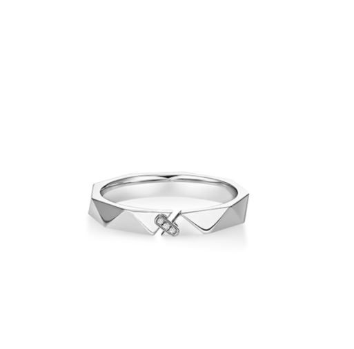 Title 1, Par Ring Sterling Silver Paper Short Couple