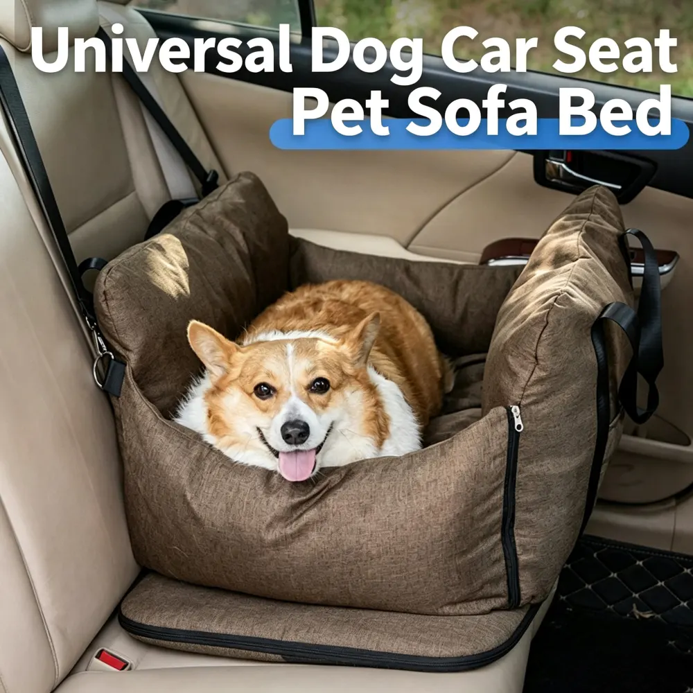 Portable Dog Car Seat Large Size Washable Pet Booster