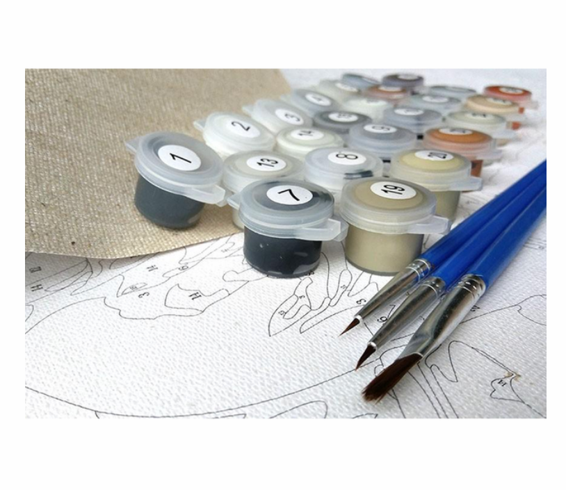 Jungle Scene  DIY Paint By Number Kit