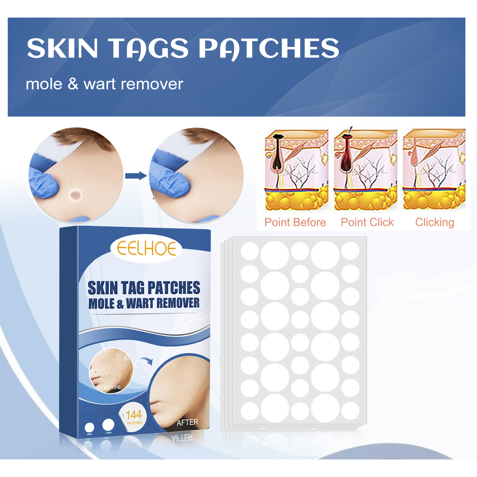 Skin Smoothing Patches   144PCS — foto 8
