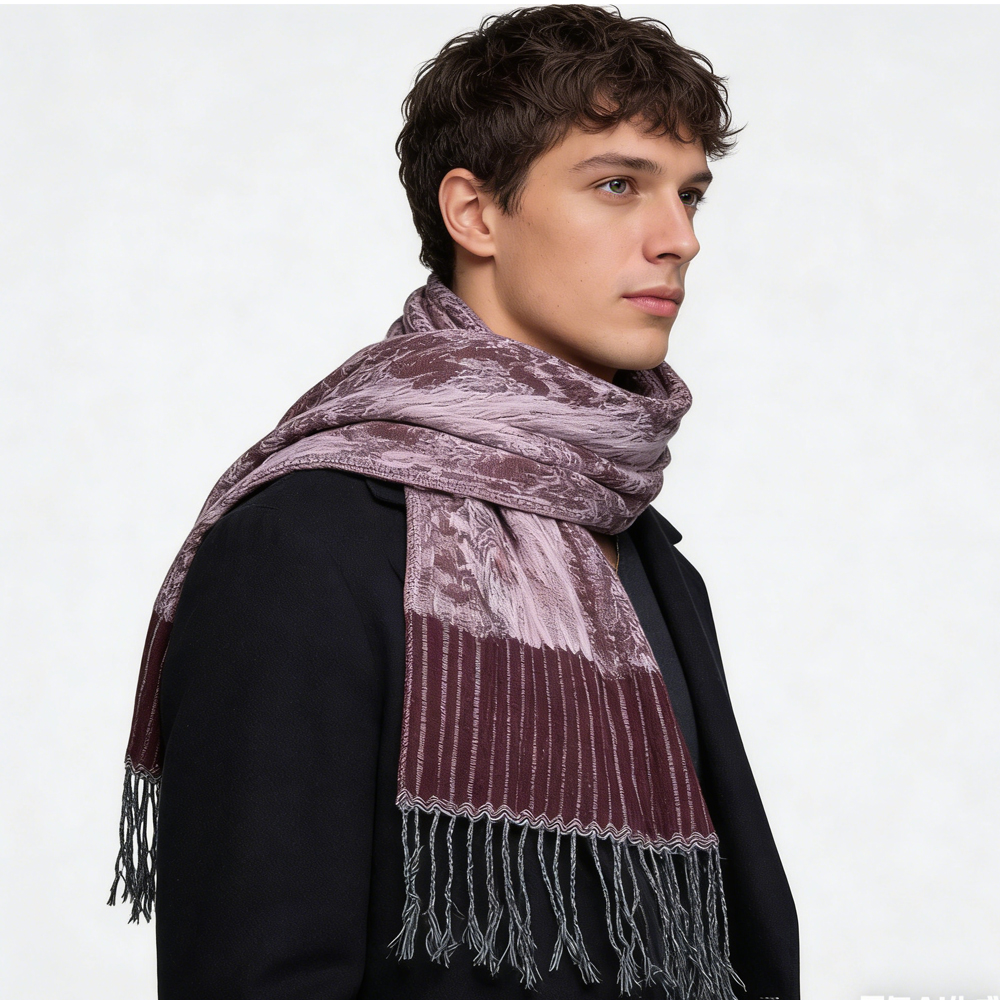 2pcs Glamorous Dinner Accessory Rich Jacquard Texture Catches Light Evening Jacquard Scarf,Luxe Look For Evening Wear,Scarf,vacation,daily Life,evening Party,Office Appropriate Subtlety For W