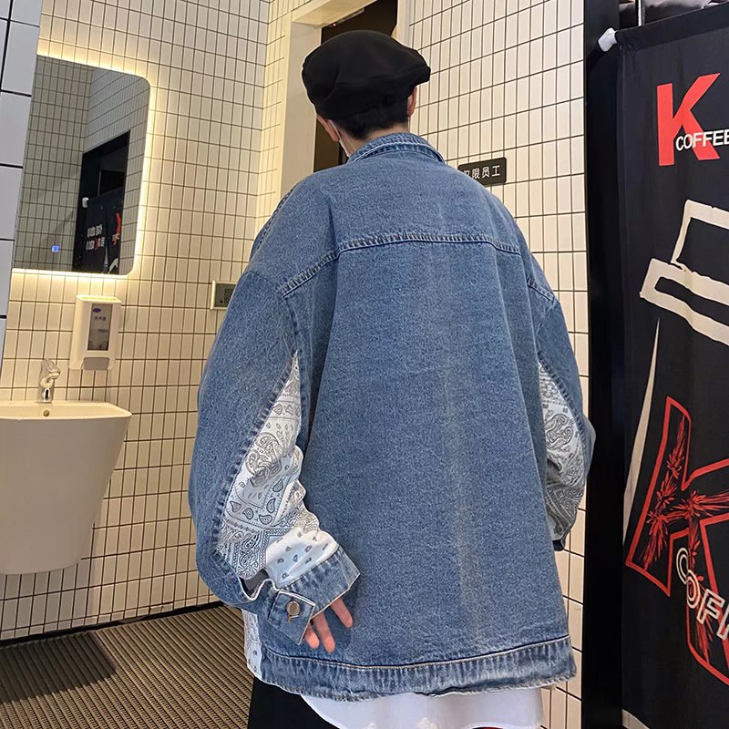 Hong Kong Style Men's Oversized Loose Coat