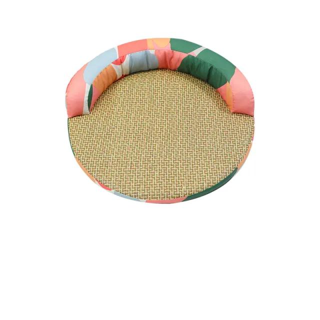 Pet Mat Nest Cat Sofa Summer Rattan Seat Camouflage - Shop at LoveMi