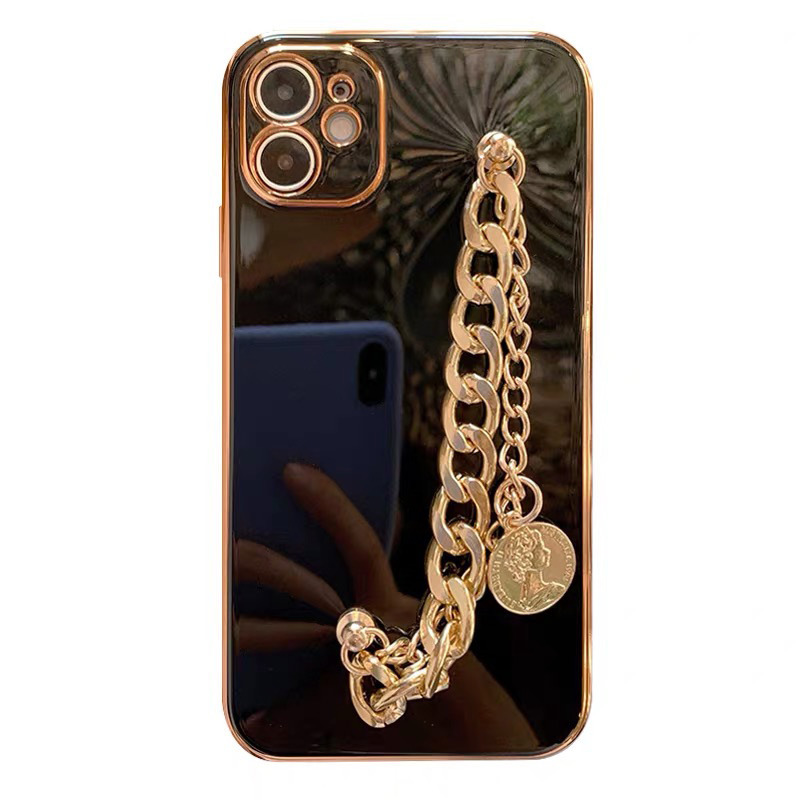 Mobile Phone Shell Plating Bracelet Pearl Hole - Image 2