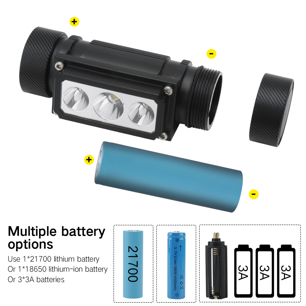 900000lm LED Headlamp Head Torch Hunting Light Flashlight — image 2