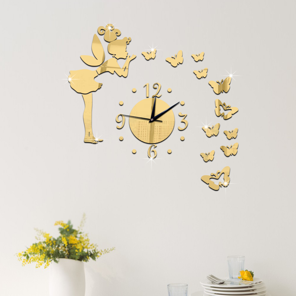 Acrylic Mirror Wall Clock