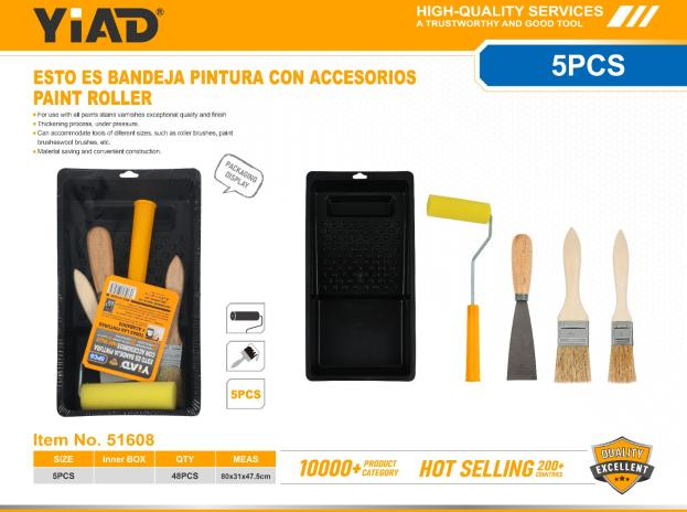 5pcs, Tray, Paint Roller Brush, Brush- Only Support Self-pickup, Free Shipping Price Is Anti-auction Pric